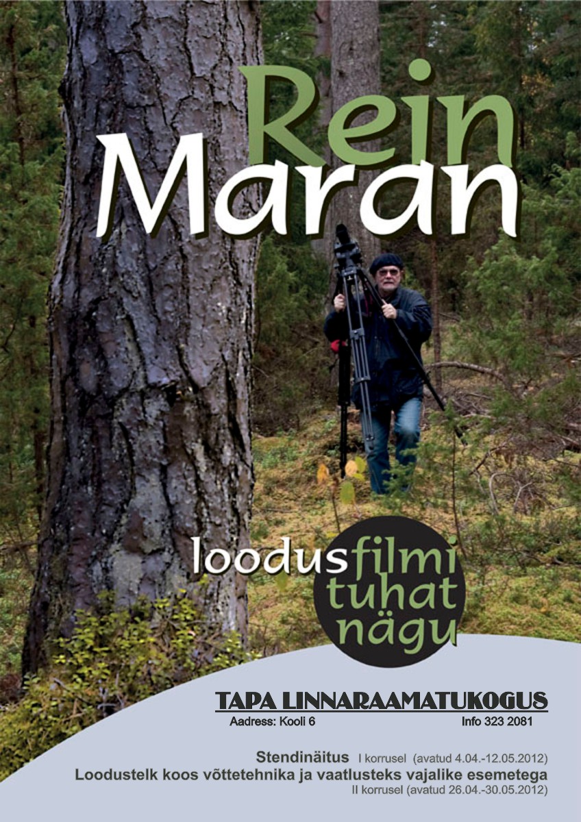 Rein Marani näituse plakat